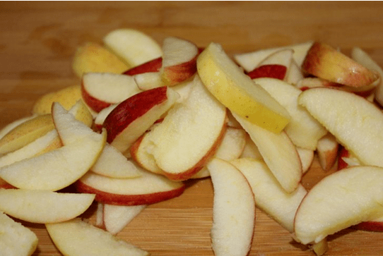 Réduire le contenu calorique avec des pommes